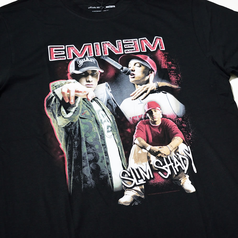 MISTER TEE ミスターティー 半袖Tシャツ メンズ 大きいサイズ エミネム Eminem Slim Shady Tee MT528 b系 ヒップホップ アーティスト ファッション MTTT013
