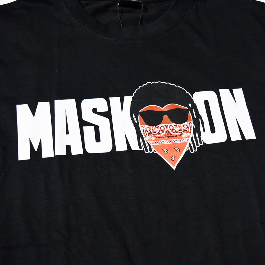 MISTER TEE ミスターティー 半袖Tシャツ メンズ 大きいサイズ Mask On Mask Off Tee MT525 b系 ヒップホップ ファッション MTTT015