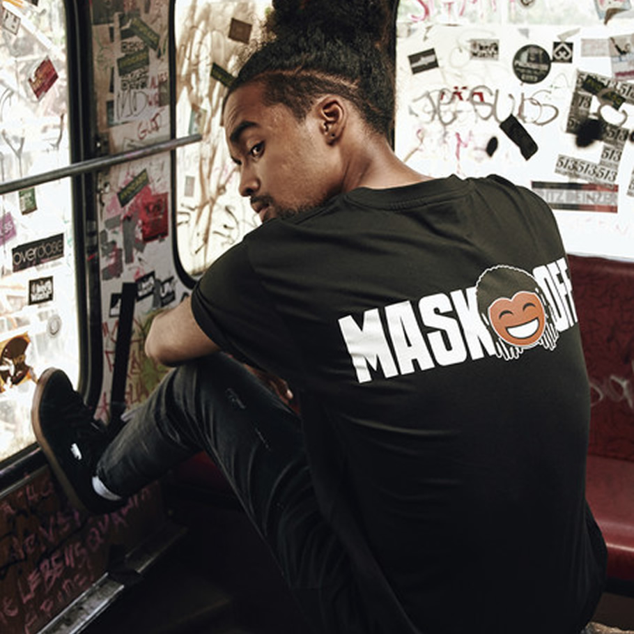 MISTER TEE ミスターティー 半袖Tシャツ メンズ 大きいサイズ Mask On Mask Off Tee MT525 b系 ヒップホップ ファッション MTTT015