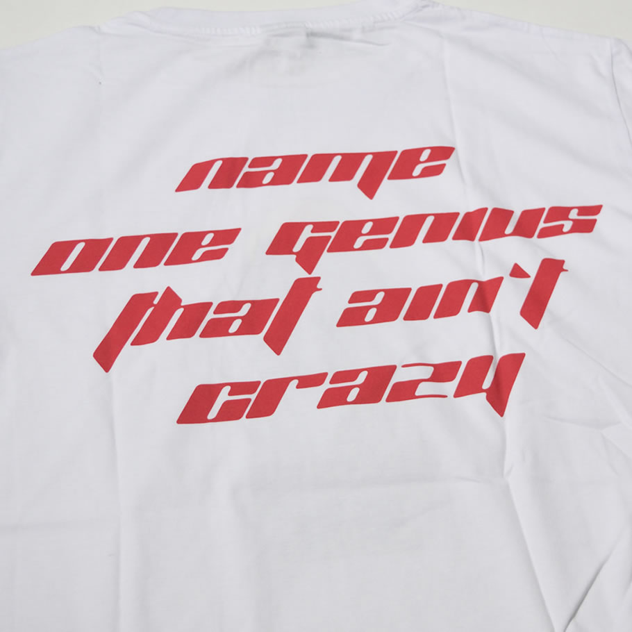 MISTER TEE ミスターティー 半袖Tシャツ メンズ 大きいサイズ カニエ・ウェスト Kanye West NAME ONE TEE MT502 b系 ヒップホップ ファッション MTTT016
