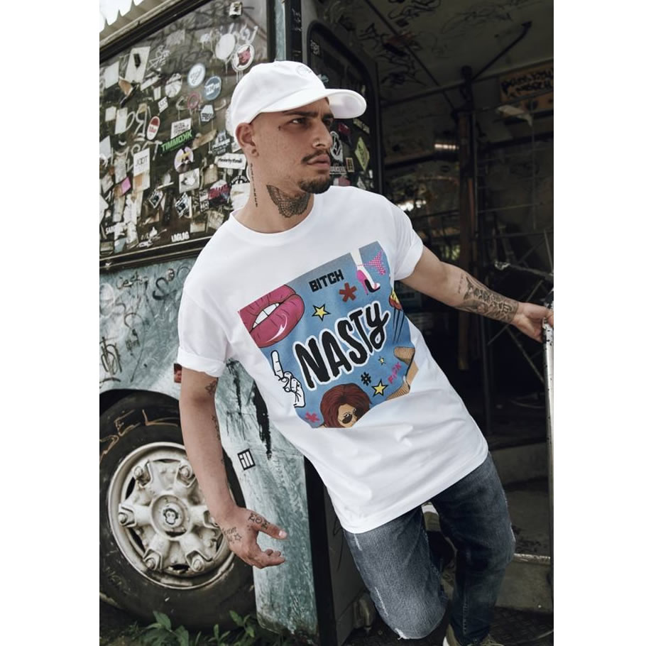MISTER TEE ミスターティー 半袖Tシャツ メンズ 大きいサイズ NASTY MT520 b系 ヒップホップ ファッション MTTT017