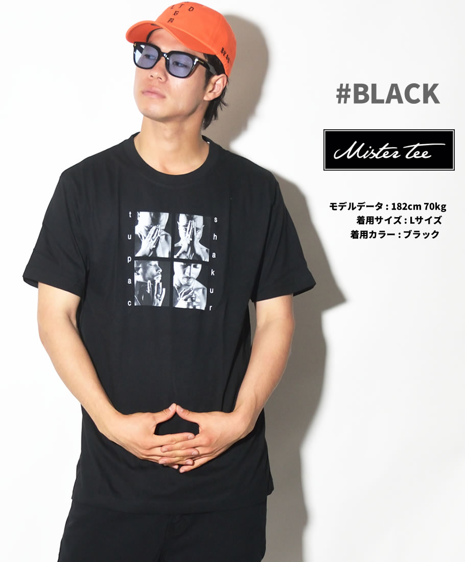 MISTER TEE ミスターティー 半袖Tシャツ メンズ 大きいサイズ 2PCA TUPAC SHAKUR HANDS TEE MT494 b系 ヒップホップ ファッション MTTT018