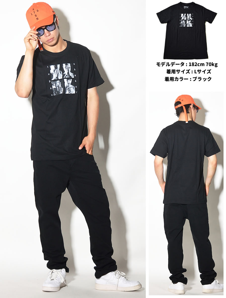 MISTER TEE ミスターティー 半袖Tシャツ メンズ 大きいサイズ 2PCA TUPAC SHAKUR HANDS TEE MT494 b系 ヒップホップ ファッション MTTT018
