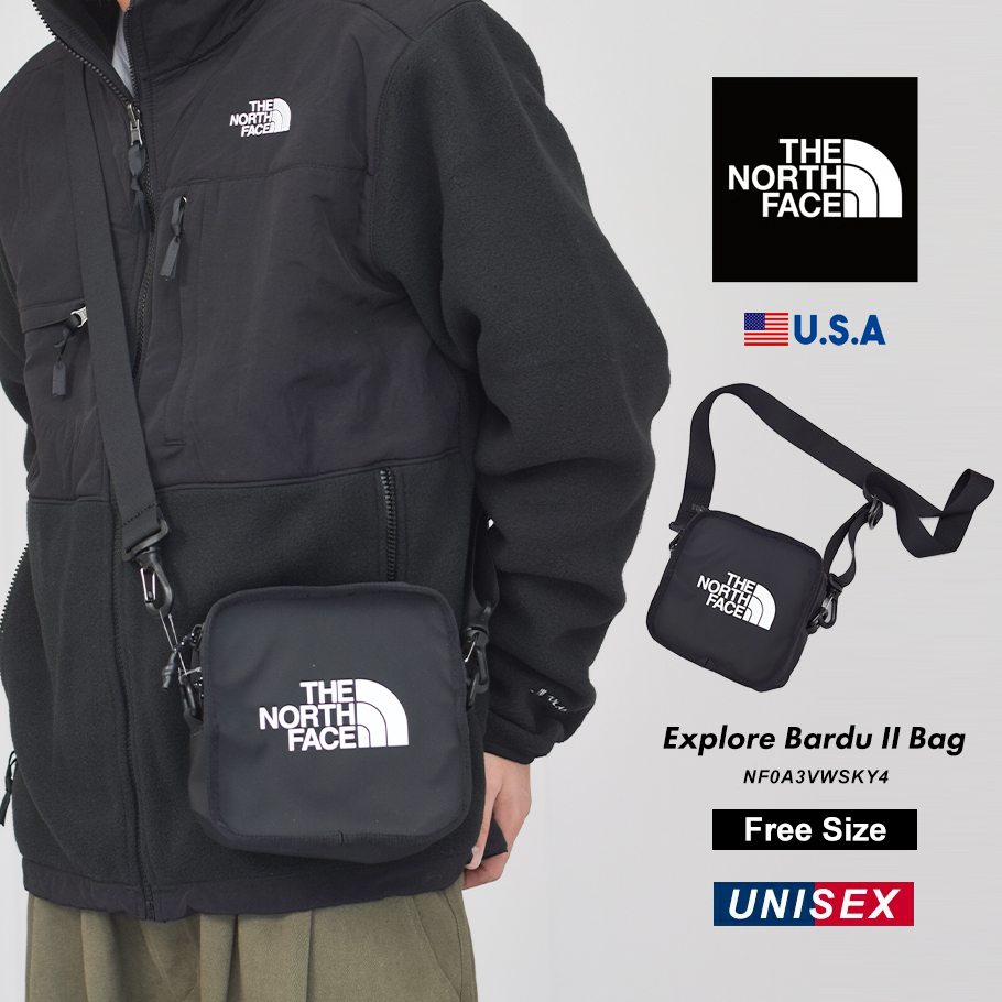 ノースフェイス クロスボディバッグ Explore Bardu II 鞄 メンズ THE NORTH FACE 黒 NF0A3VWS