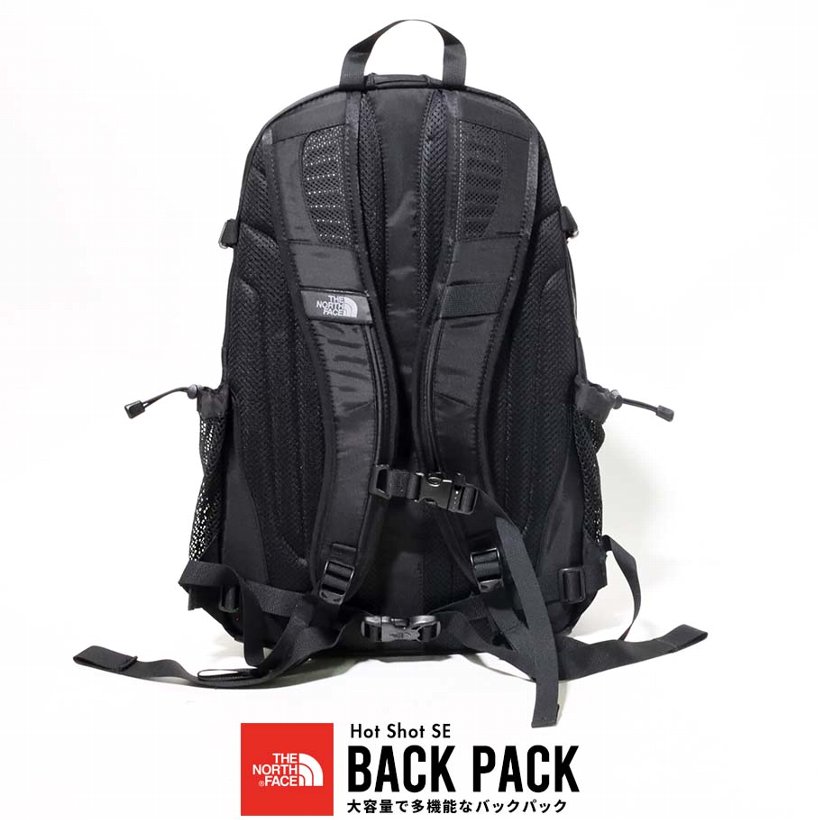 ノースフェイス バックパック Hot Shot SE ホットショット 鞄 メンズ THE NORTH FACE 黒 NF0A3KYJ