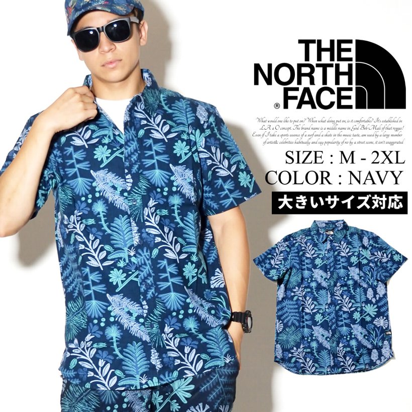 The North Face ザノースフェイス 半袖シャツ メンズ 花柄 Nf0a3mci Nfot001 The North Face ザノースフェイス 半袖シャツ メンズ 花柄 Nf0a3mci Nfot001