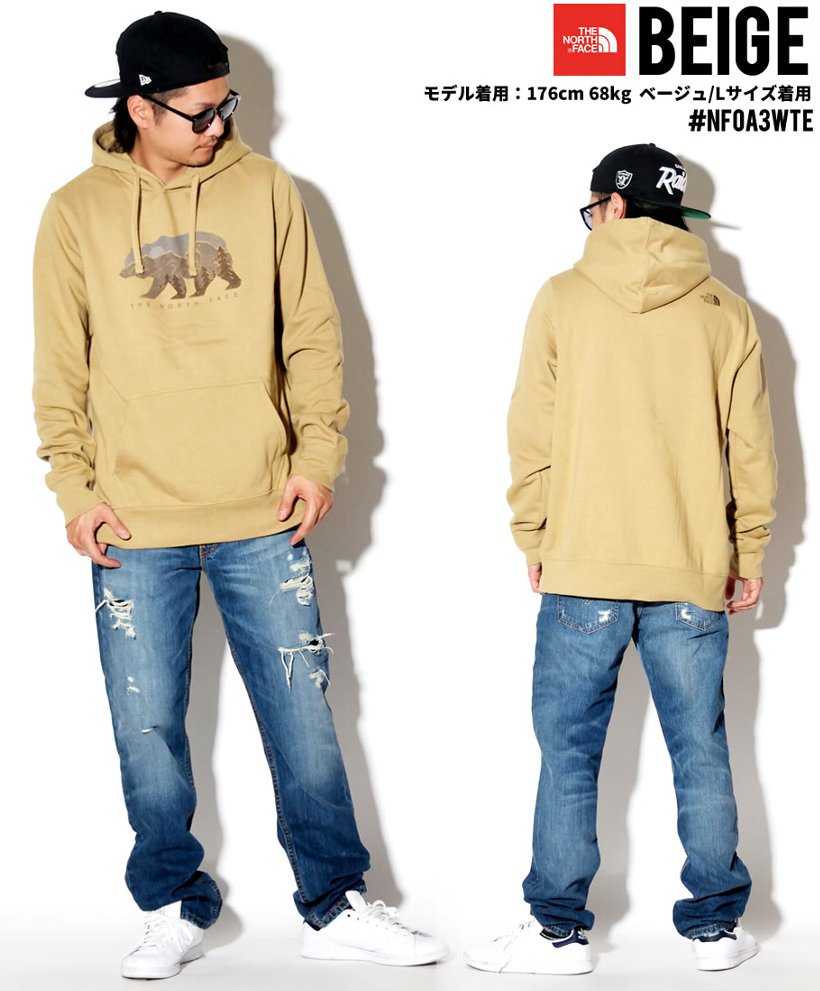 ノースフェイス プルオーバーパーカー メンズ ロゴ プリント THE NORTH FACE NF0A3WTE USモデル