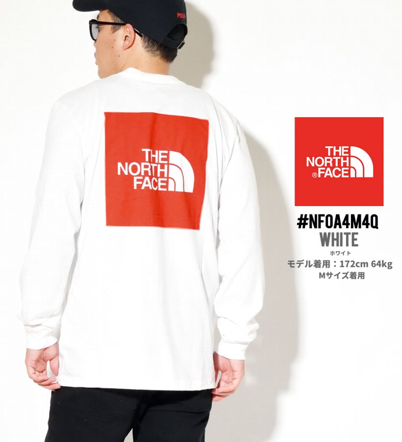 日本未入荷 ノースフェイス Tシャツ メンズ 長袖 ロンT ボックスロゴ THE NORTH FACE USモデル NF0A4M4Q 大きいサイズ 2020春 新作