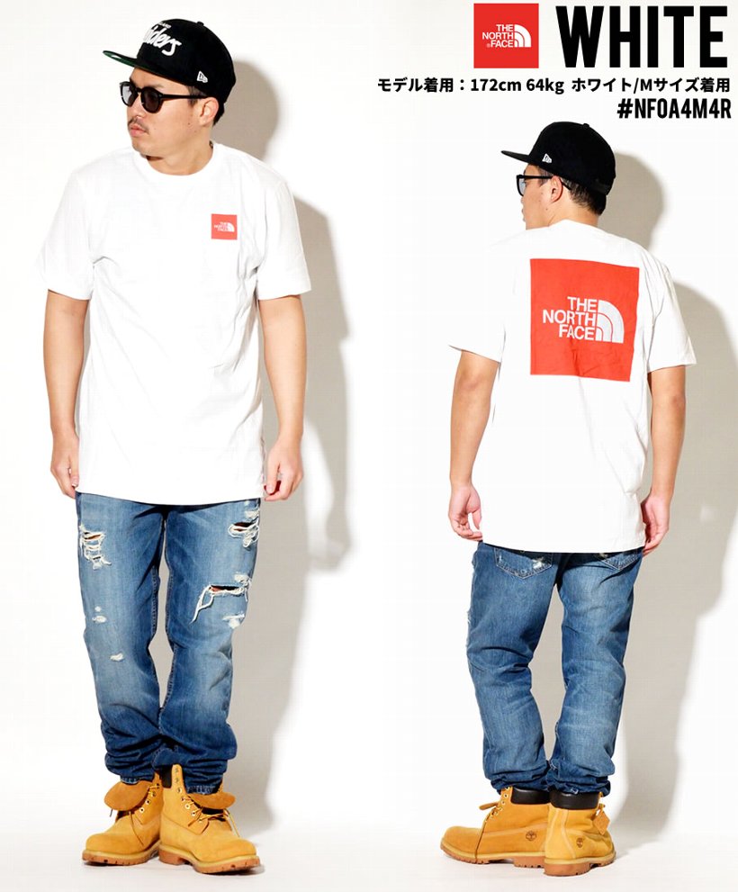 日本未入荷 ノースフェイス Tシャツ メンズ 半袖 BOXロゴ THE NORTH FACE USモデル NF0A4M4R 大きいサイズ 2020春 新作