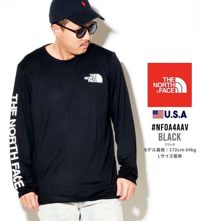 The North Face ザノースフェイス ロンt 長袖tシャツ メンズ ロゴ Mens L S Reaxion Graphic Tee Nf0a4aav