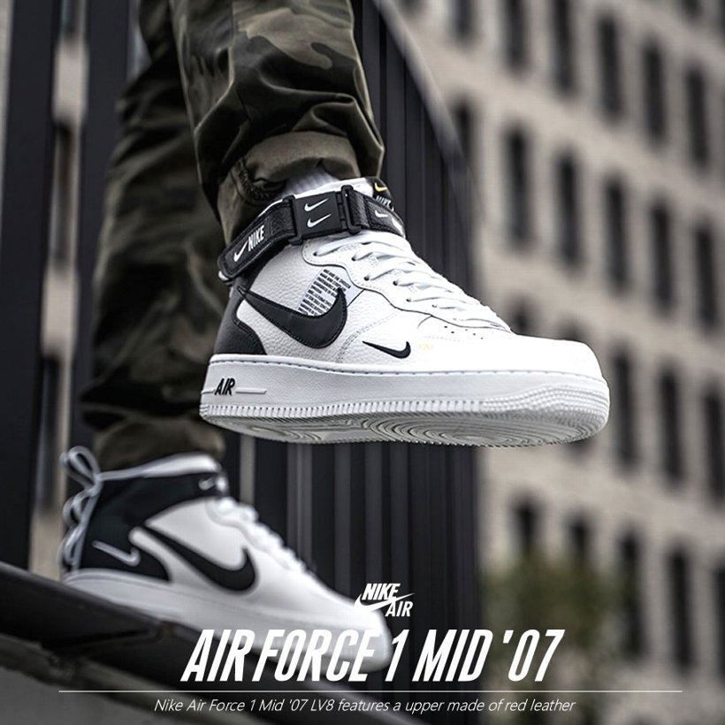 ナイキ エアフォース1 NIKE AIR FORCE 1 MID '07 LV8 メンズ スニーカー 804609-103