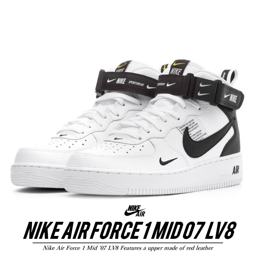 ナイキ エアフォース1 NIKE AIR FORCE 1 MID '07 LV8 メンズ スニーカー 804609-103
