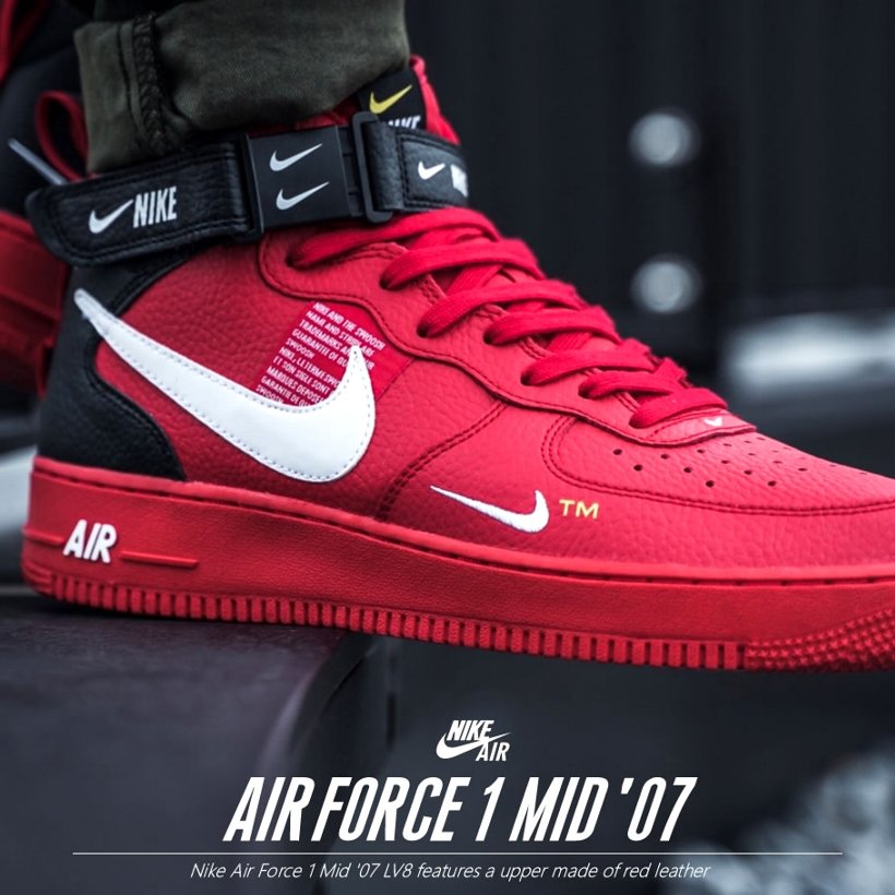 ナイキ エアフォース1 NIKE AIR FORCE 1 MID '07 LV8 メンズ スニーカー 804609-605