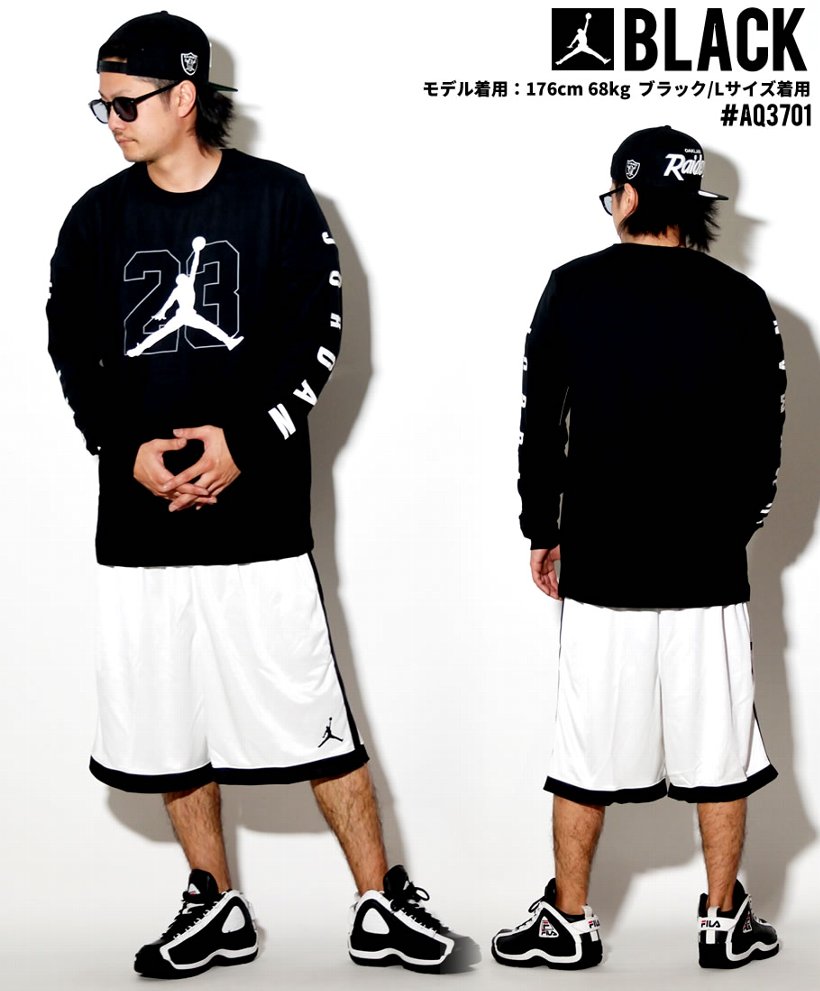 NIKE JORDAN ナイキ ジョーダン Tシャツ メンズ 長袖 ロンT AQ3701 USモデル