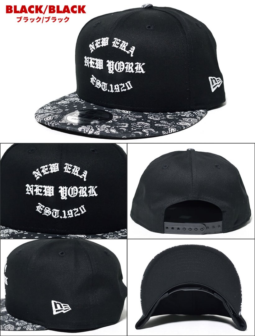 ニューエラ キャップ メンズ ブランド おしゃれ スポーツ 帽子 NEWERA スナップバックキャップ ペイズリー 2018 春 新作