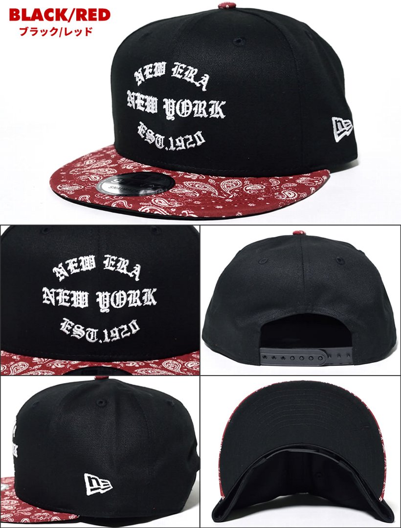 ニューエラ キャップ メンズ ブランド おしゃれ スポーツ 帽子 NEWERA スナップバックキャップ ペイズリー 2018 春 新作