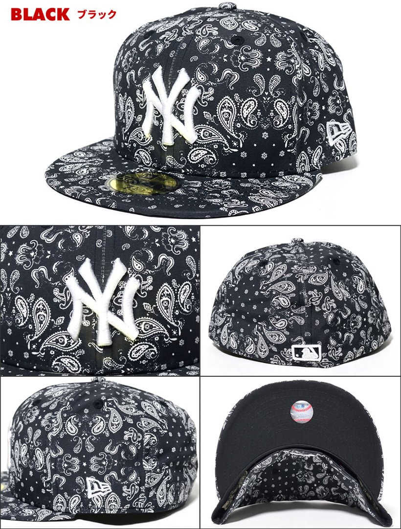 ニューエラ キャップ メンズ ブランド おしゃれ スポーツ 帽子 NEWERA ベースボールキャップ ペイズリー NY ヤンキース 2018 春 新作