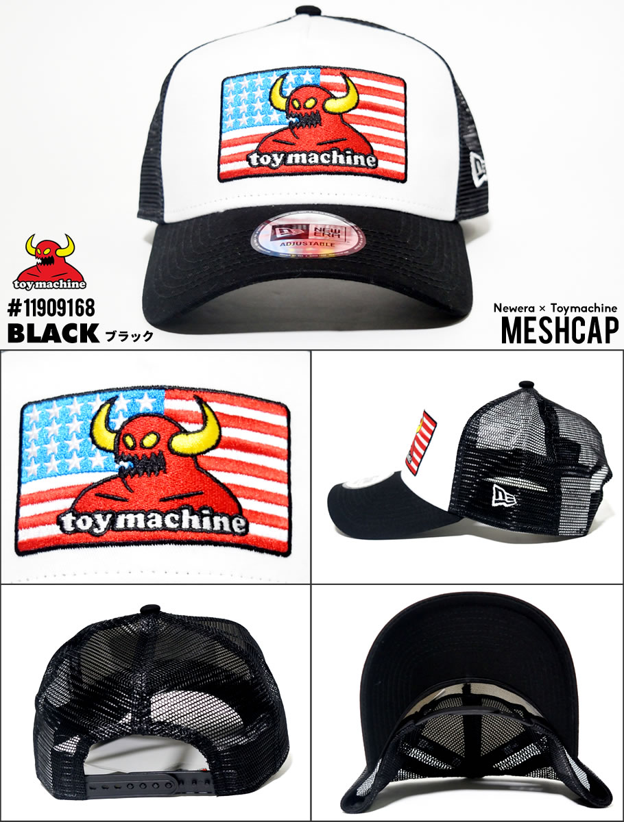 ニューエラ トイマシーン メッシュキャップ メンズ 帽子 NEWERA 9FORTY A-Frame トラッカー トイ モンスター 11909168