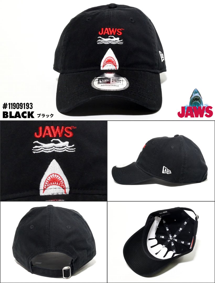 JAWS ジョーズ ニューエラ キャップ メンズ 帽子 NEWERA 9THIRTY クロスストラップ スイム VS シャーク 11909193