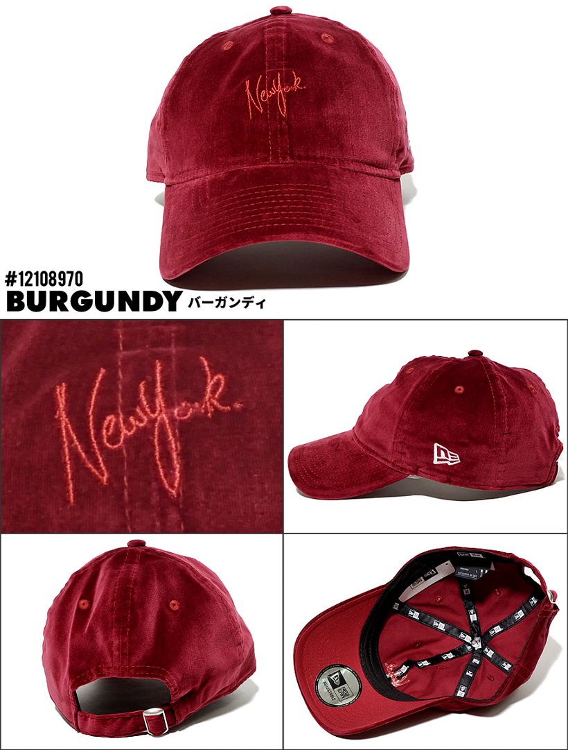 ニューエラ ベロアキャップ メンズ 帽子 NEWERA 9THIRTY 秋冬 新作 ストリート系 コーディネート ファッション 服 通販