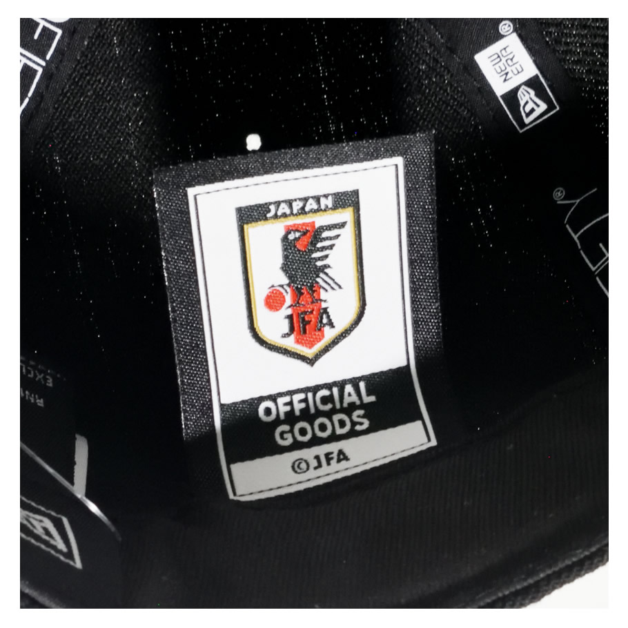 JFA オフィシャルグッズ ニューエラ キャップ 帽子 59FIFTY サッカー日本代表 Ver. (ブラック・12350349) 2020夏 新作 父の日 プレゼント