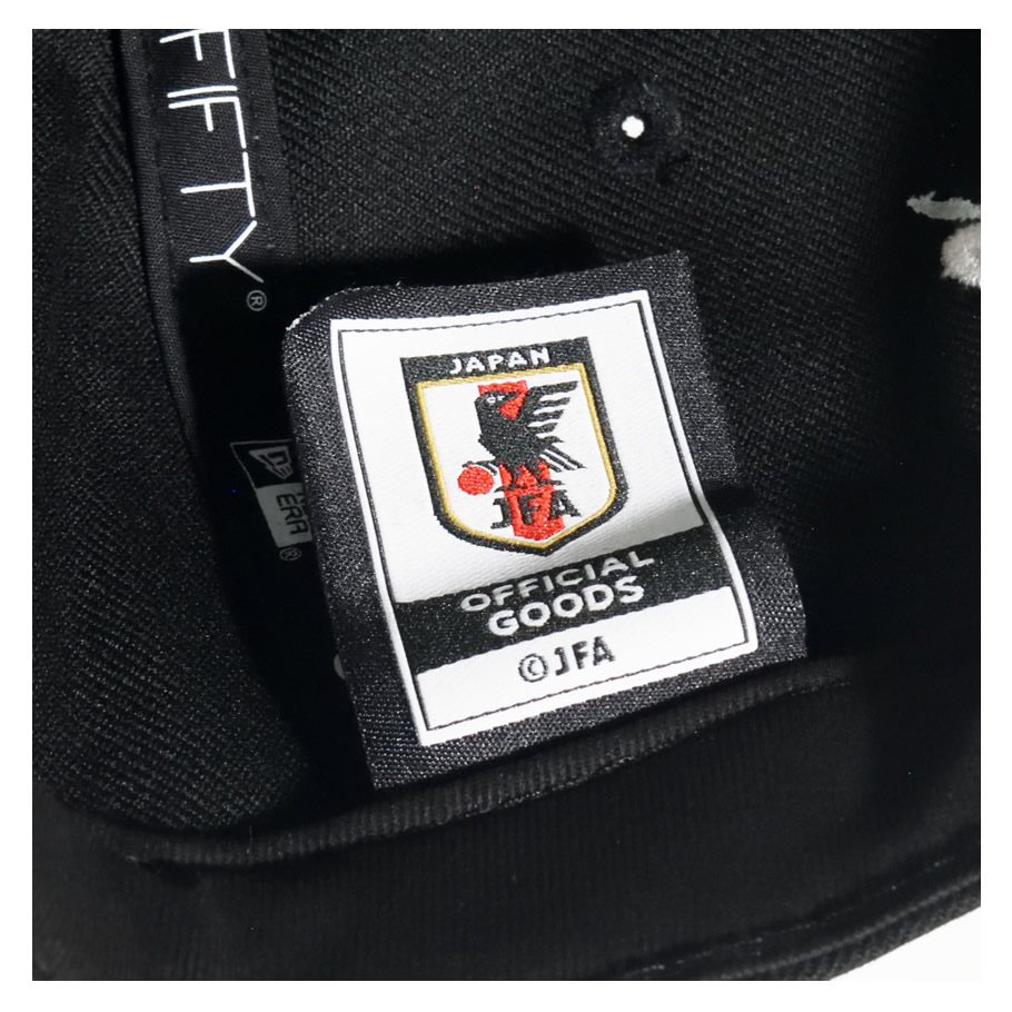 JFA オフィシャルグッズ ニューエラ キャップ 帽子 9FIFTY サッカー日本代表 Ver. (ブラック・12350343) 2020夏 新作 父の日 プレゼント