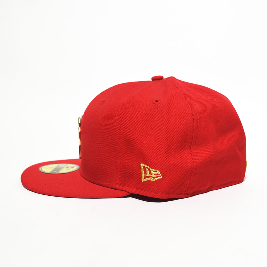 NEWERA ニューエラ スナップバックキャップ NY ロゴ レッド 赤 ストリート系 ヒップホップ ファッション 帽子 通販