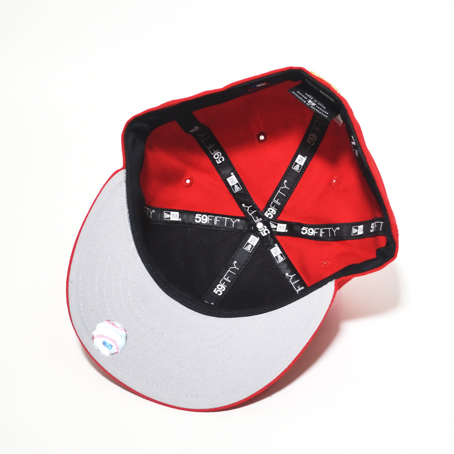NEWERA ニューエラ スナップバックキャップ NY ロゴ レッド 赤 ストリート系 ヒップホップ ファッション 帽子 通販