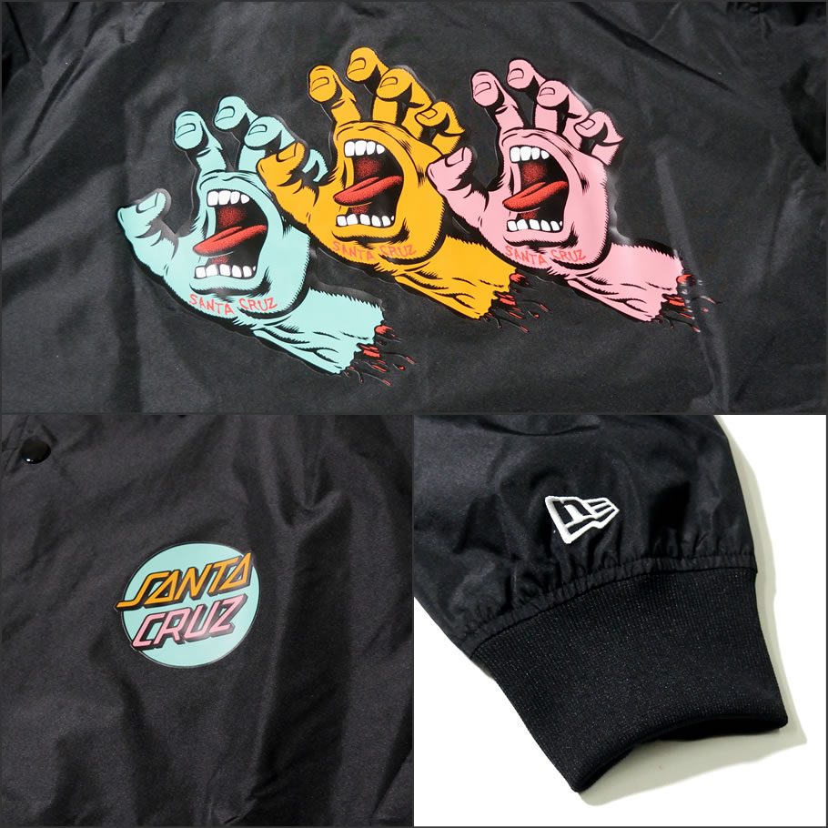 サンタクルーズ × ニューエラ コーチジャケット メンズ 12110857 ストリート系 スケーター ファッション コーディネート 服 通販