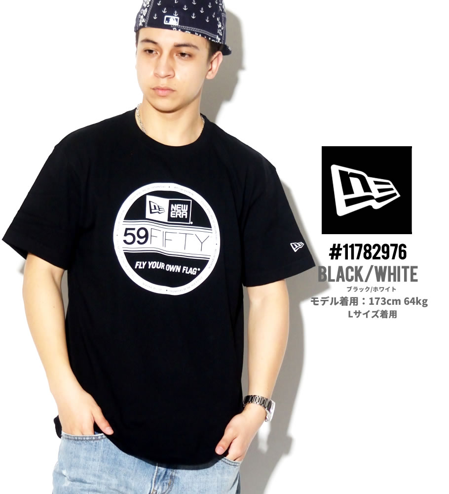 ニューエラ Tシャツ メンズ 半袖 大きいサイズ ロゴT プリント NEWERA バイザーステッカー