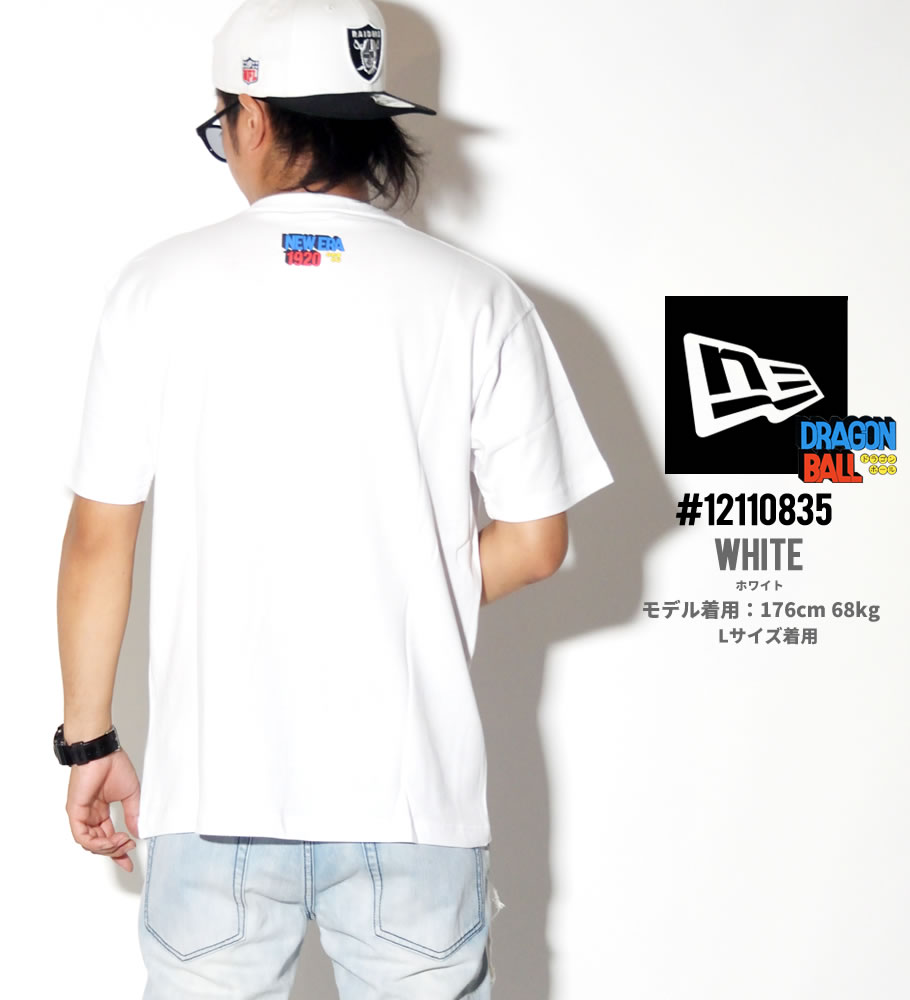 ドラゴンボール x ニューエラ Tシャツ メンズ 半袖 12110835 12110836 黒 白 2019夏 新作