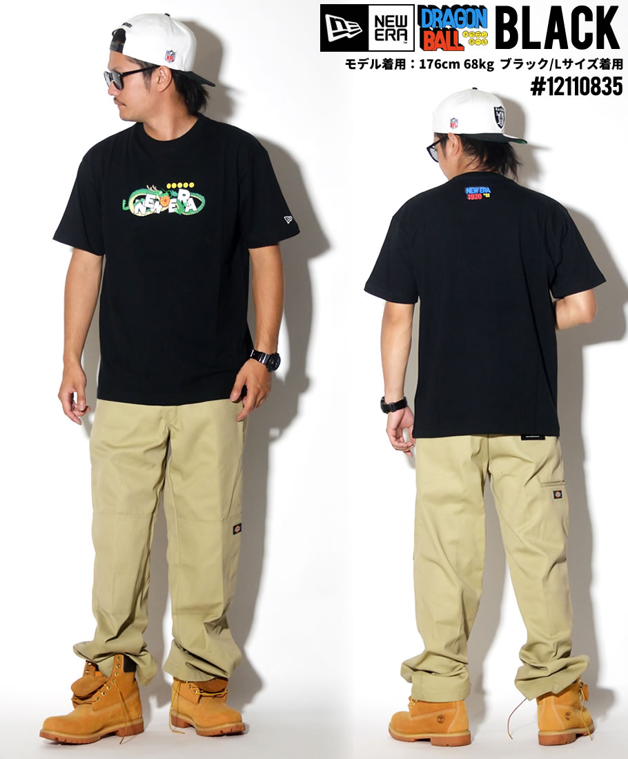 ドラゴンボール x ニューエラ Tシャツ メンズ 半袖 12110839 12110840 黒 白 2019夏 新作