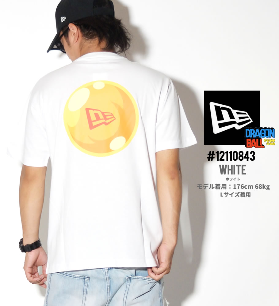 ドラゴンボール x ニューエラ Tシャツ メンズ 半袖 12110843 12110844 黒 白 2019夏 新作