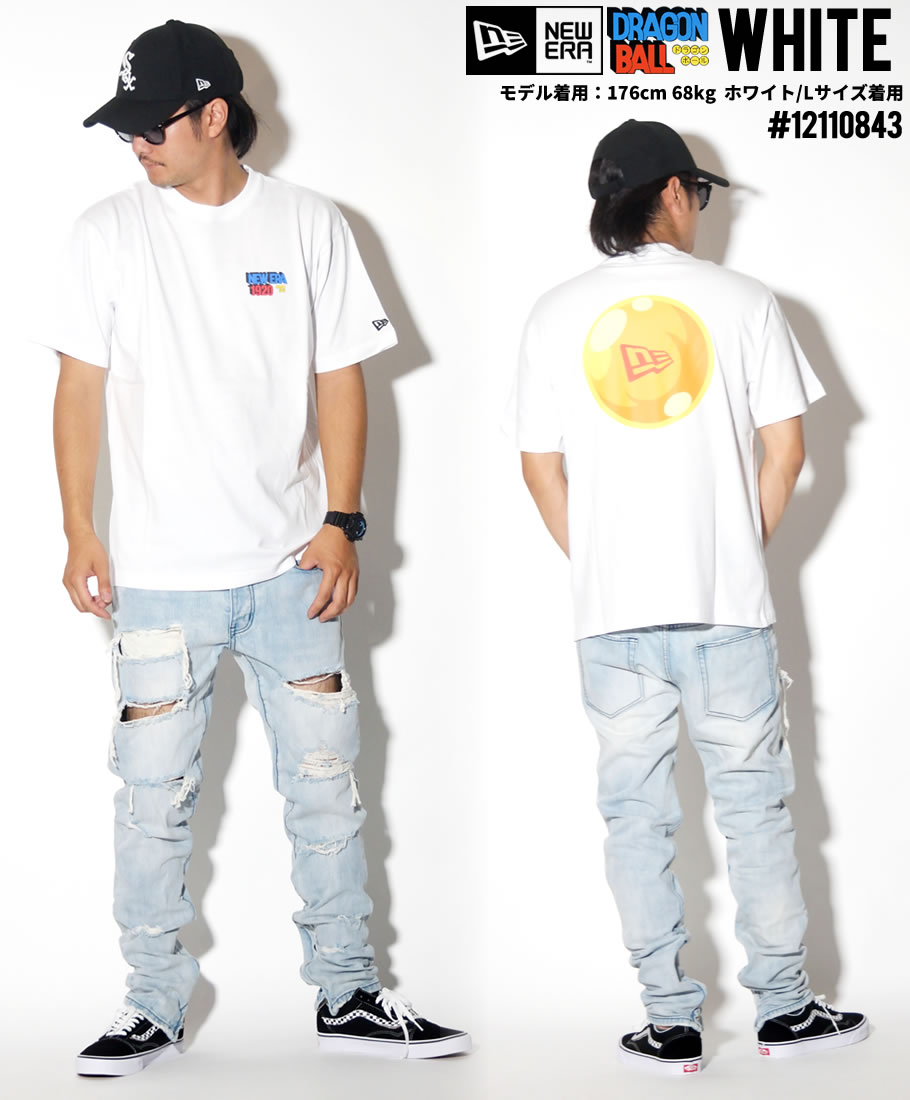 ドラゴンボール x ニューエラ Tシャツ メンズ 半袖 12110843 12110844 黒 白 2019夏 新作