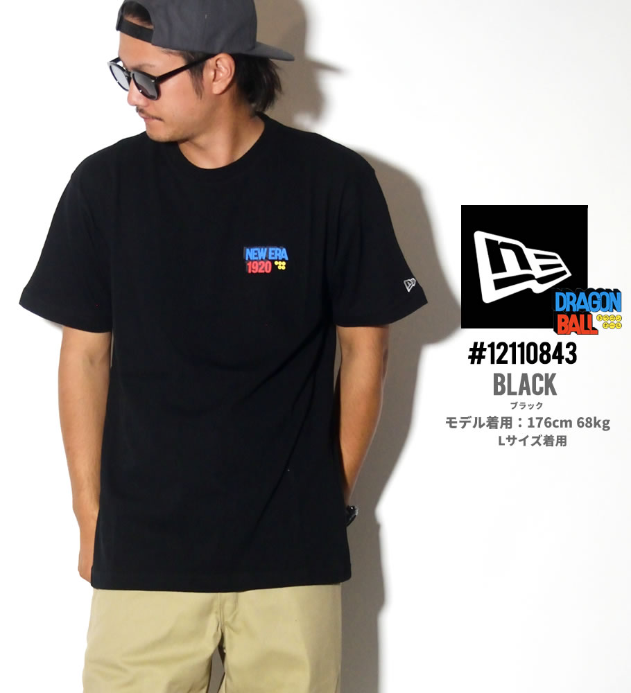 ドラゴンボール x ニューエラ Tシャツ メンズ 半袖 12110843 12110844 黒 白 2019夏 新作