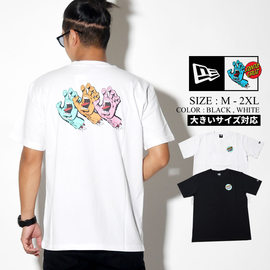 サンタクルーズ × ニューエラ Tシャツ メンズ 半袖 ストリート系 スケーター ファッション コーディネート 服 通販