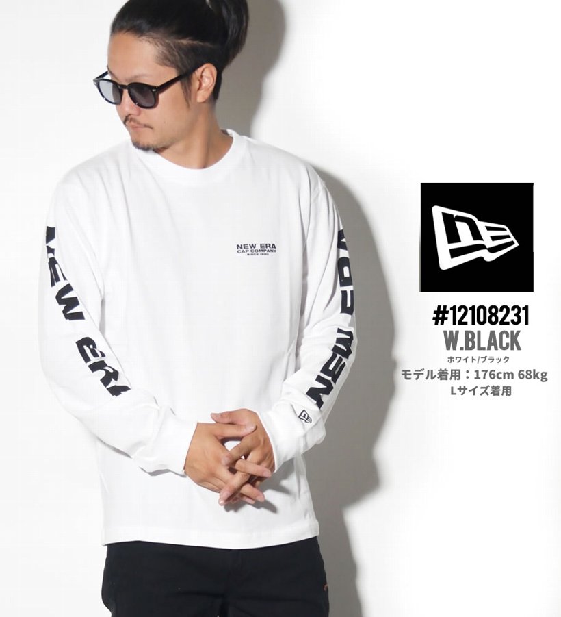 ニューエラ Tシャツ メンズ 長袖 ロンT プリント NEWERA 秋冬 新作 ストリート系 コーディネート ファッション 服 通販