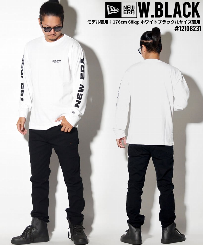 ニューエラ Tシャツ メンズ 長袖 ロンT プリント NEWERA 秋冬 新作 ストリート系 コーディネート ファッション 服 通販