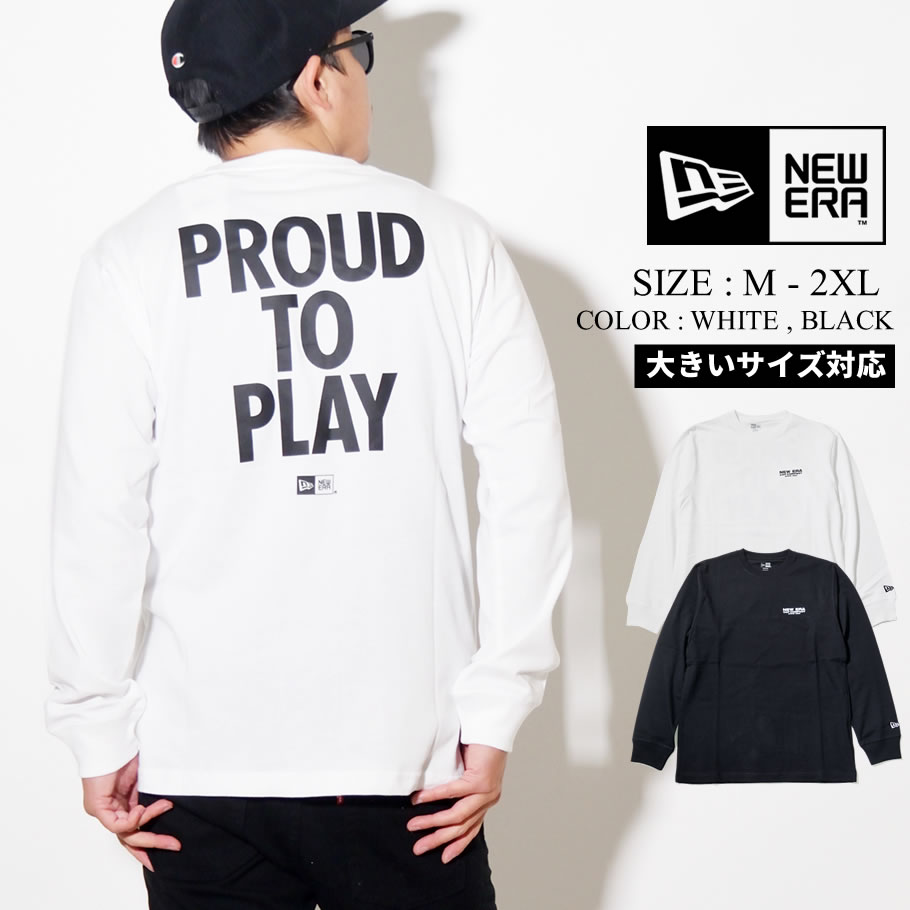 ニューエラ Tシャツ メンズ 長袖 ロンT プリント NEWERA ストリート系 ヒップホップ HIPHIP B系 ファッション 通販