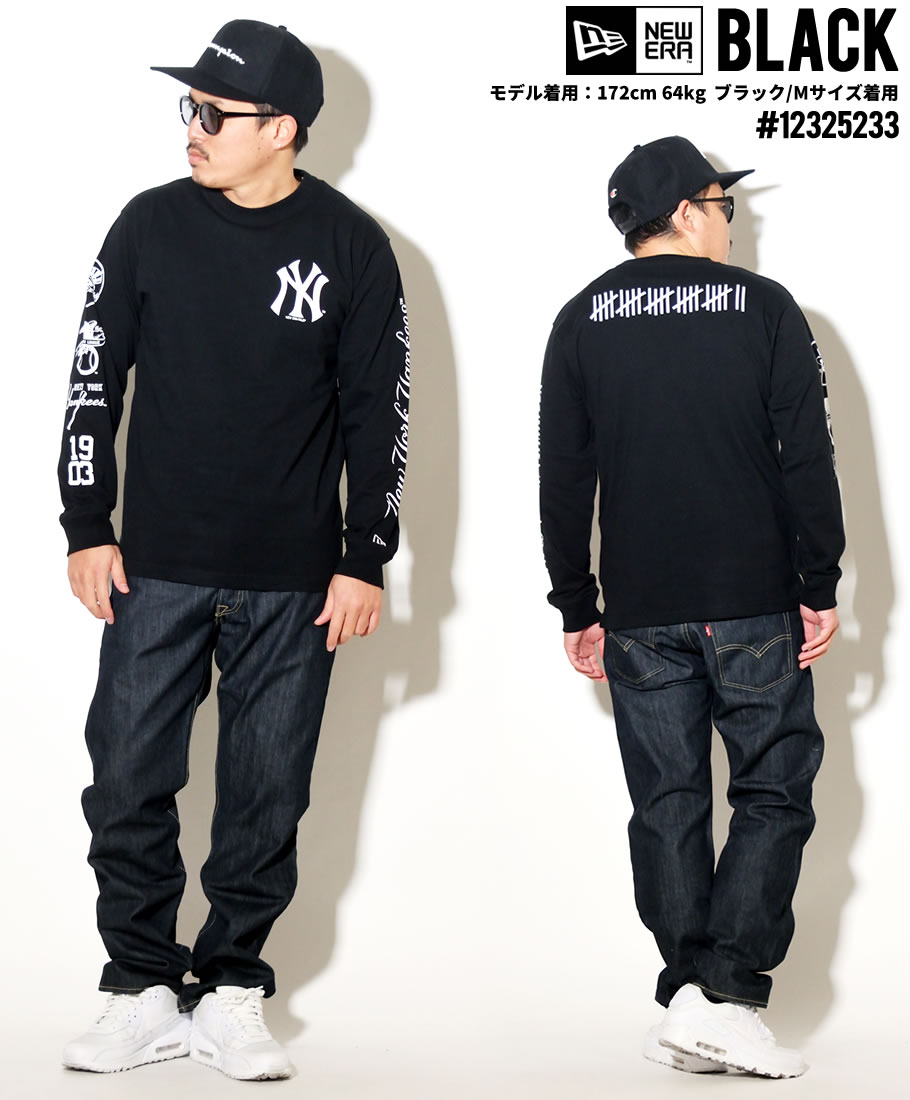 ニューエラ Tシャツ メンズ 長袖 ロンT プリント NEWERA ストリート系 ヒップホップ HIPHIP B系 ファッション 通販