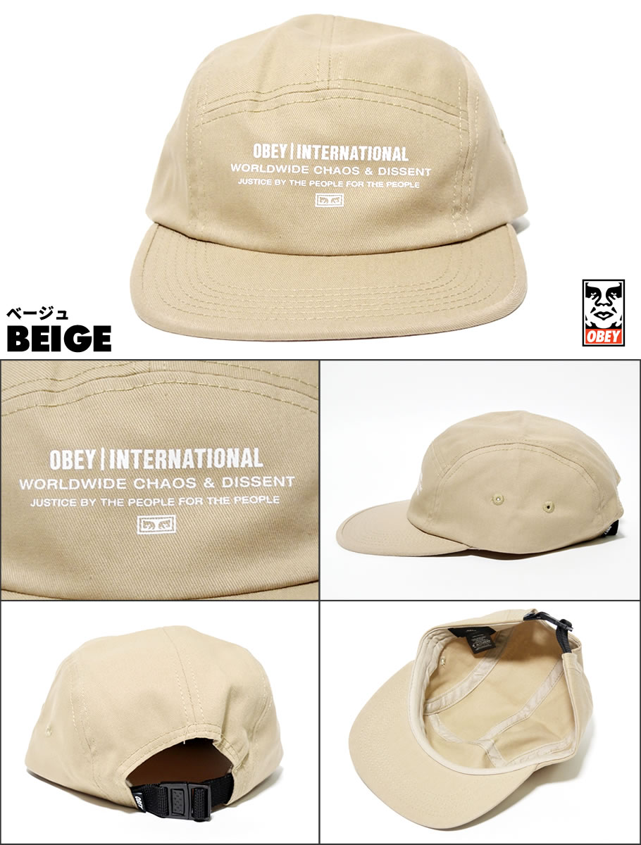 Obey オベイ ジェットキャップ キャンプキャップ メンズ レディース 5パネル ヒップホップ ストリート系 ファッション 帽子 通販 Obey オベイ ジェットキャップ キャンプキャップ メンズ レディース 5パネル ヒップホップ ストリート系 ファッション 帽子 通販