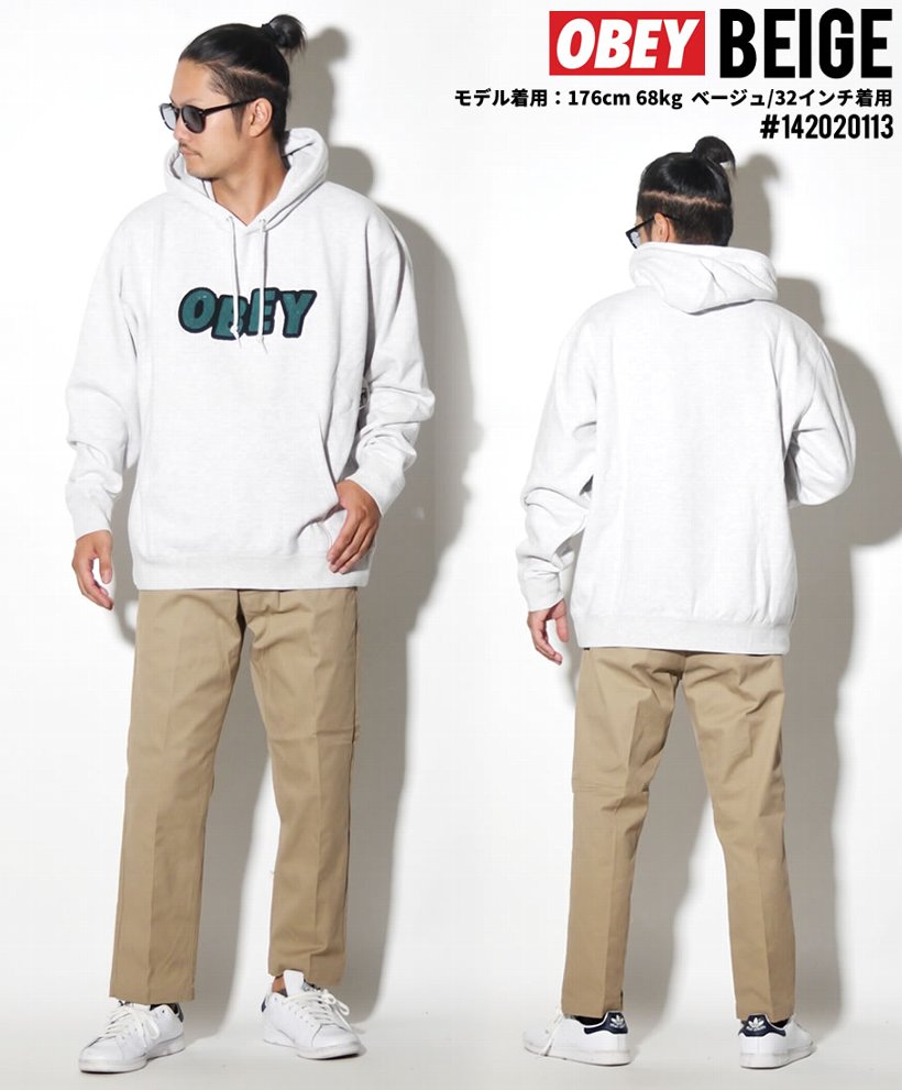 オベイ OBEY ワークパンツ メンズ スリムフィット 142020113 大きいサイズ 2019秋 新作