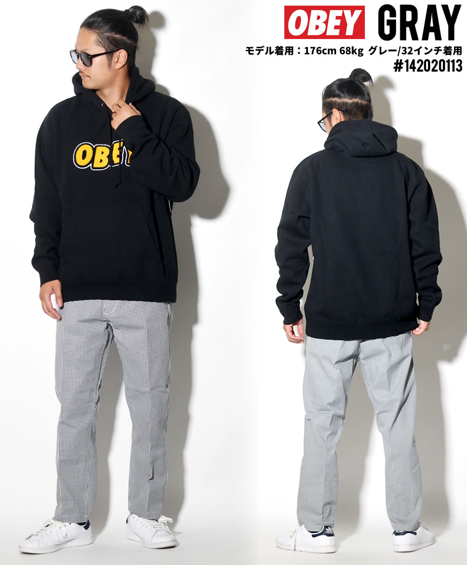 Obey オベイ パンツ メンズ 大きいサイズ 千鳥柄 Straggler Houndstooth ストリート系 ヒップホップ ファッション 服 通販