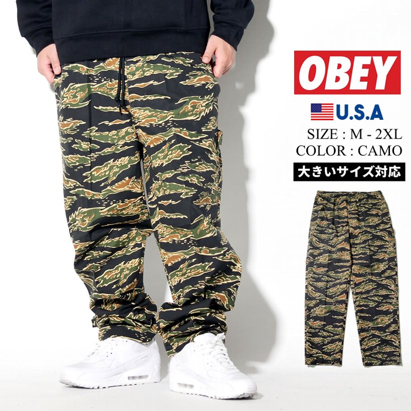 オベイ OBEY カーペンターパンツ メンズ 142020127 大きいサイズ 2019秋冬 新作