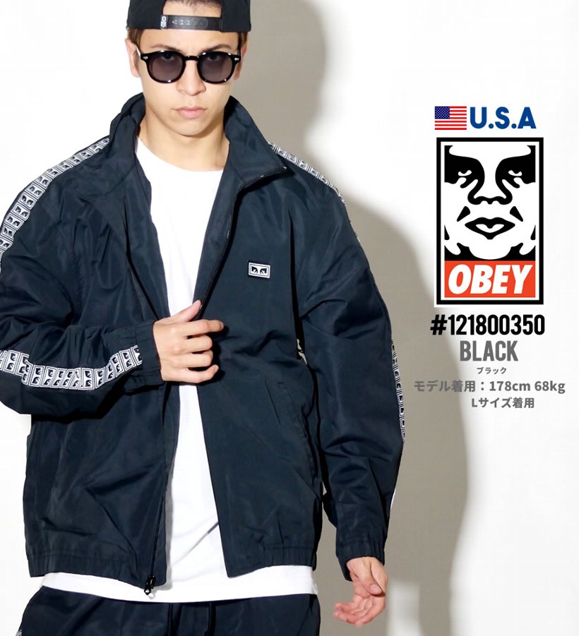 オベイ OBEY トラックジャケット メンズ ジャージ Eyes Jacket 121800350 大きいサイズ 2018秋冬 新作