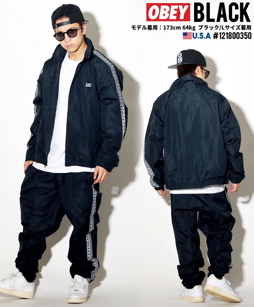 オベイ OBEY トラックジャケット メンズ ジャージ Eyes Jacket 121800350 大きいサイズ 2018秋冬 新作