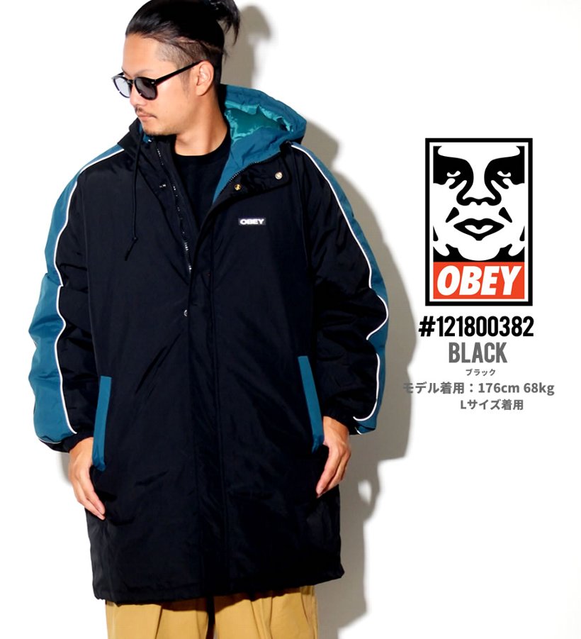 オベイ OBEY スタジアムジャケット メンズ 121800382 ストリート系 男子 女子 コーデ ファッション 服 通販