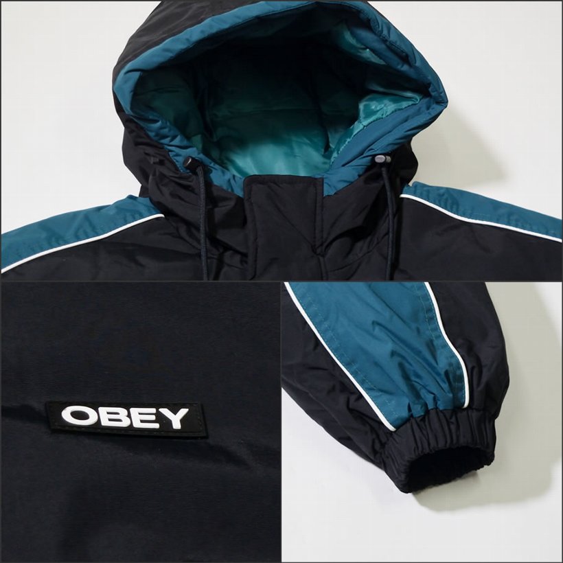 オベイ OBEY スタジアムジャケット メンズ 121800382 ストリート系 男子 女子 コーデ ファッション 服 通販
