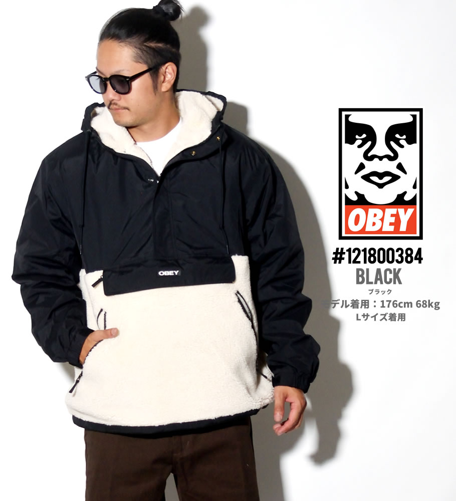 オベイ OBEY アノラックジャケット メンズ 121800384 ストリート系 カジュアル ファッション 秋 冬 コーディネート 服 通販