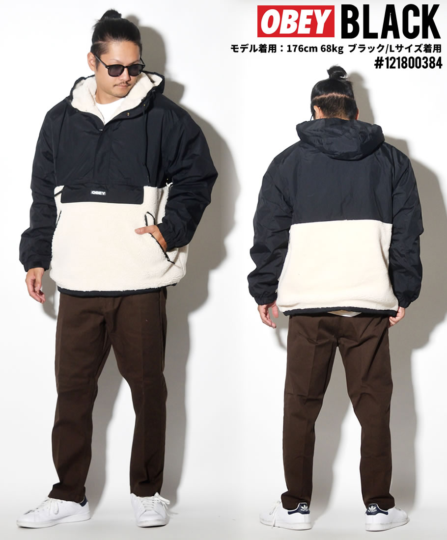 オベイ OBEY アノラックジャケット メンズ 121800384 ストリート系 カジュアル ファッション 秋 冬 コーディネート 服 通販
